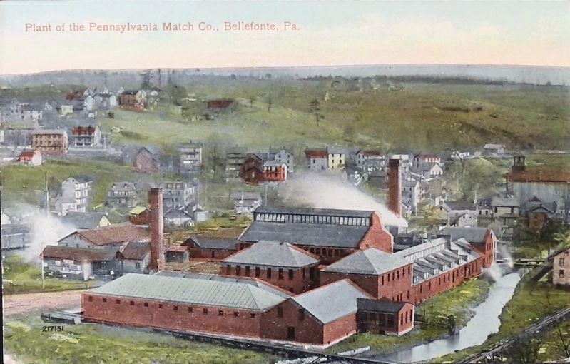 <i>Plant of the Pennsylvania Match Company</i> image. Click for full size.
