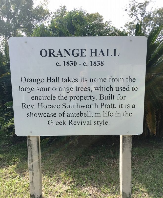 Orange Hall Marker image. Click for full size.