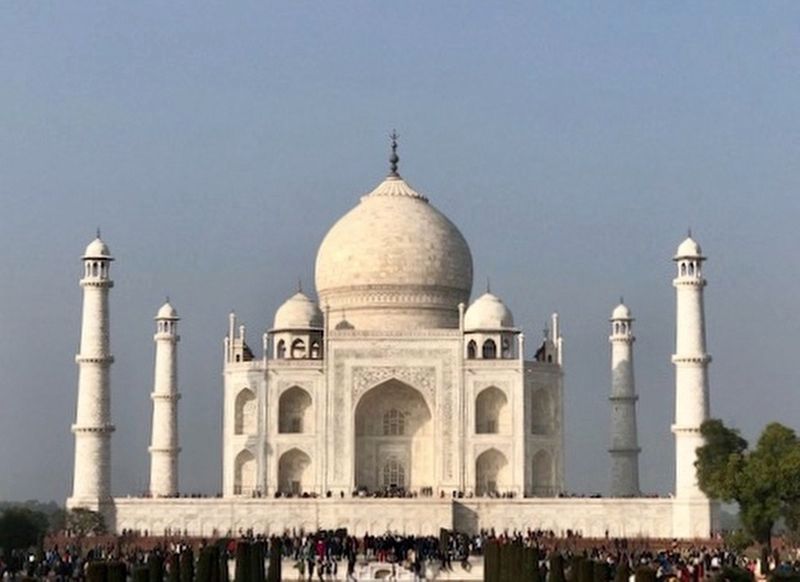 The Taj Mahal. Click for full size. The Taj Mahal image. Click for full size.