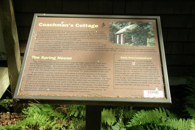 Coachman’s House / The Spring House Marker. Click for full size. Coachman’s House / The Spring House Marker image. Click for full size.