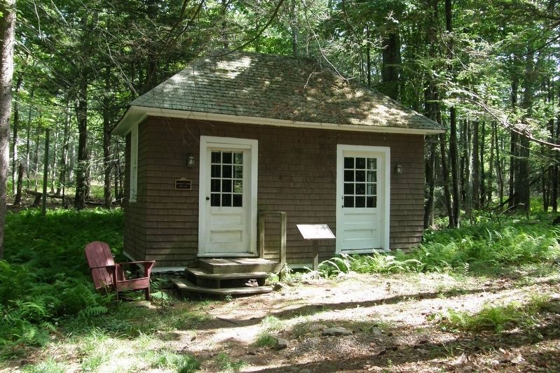 The Coachman’s Cottage and marker. Click for full size. The Coachman’s Cottage and marker image. Click for full size.