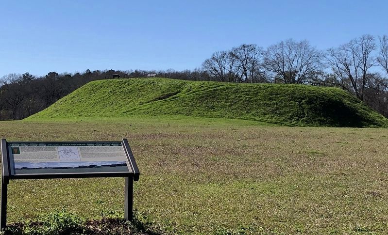 Marker can be seen on top left of Mound P in the background.. Click for full size. Marker can be seen on top left of Mound P in the background. image. Click for full size.