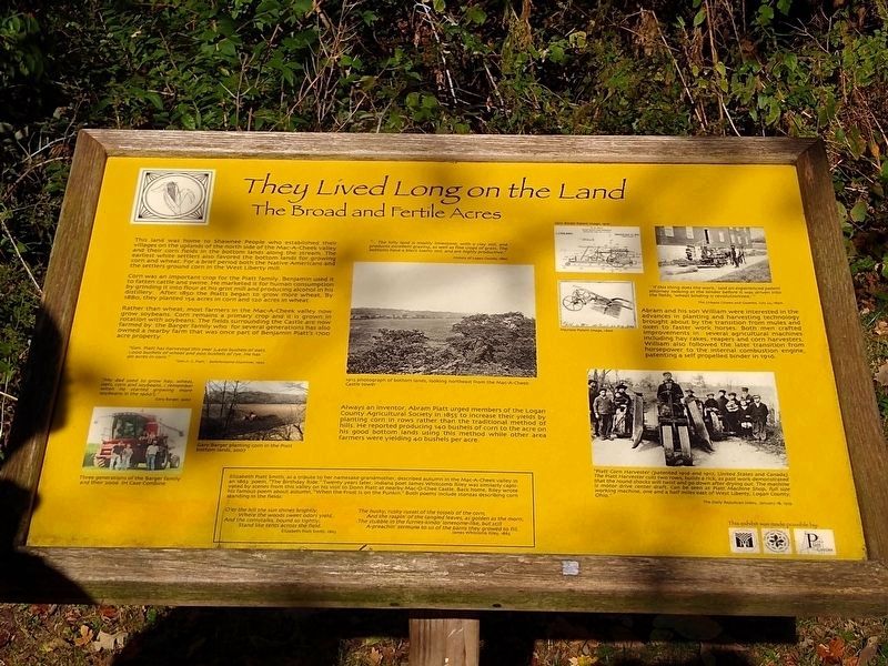 The Broad and Fertile Acres Marker image. Click for full size.