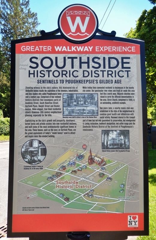 Southside Historic District Marker image. Click for full size.