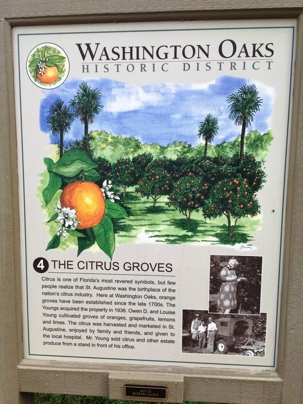 The Citrus Groves Marker. Click for full size. The Citrus Groves Marker image. Click for full size.