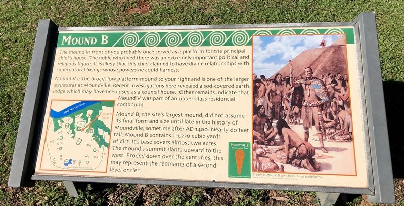 Mound B Marker image. Click for full size.