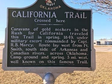 California Trail Marker image. Click for full size.