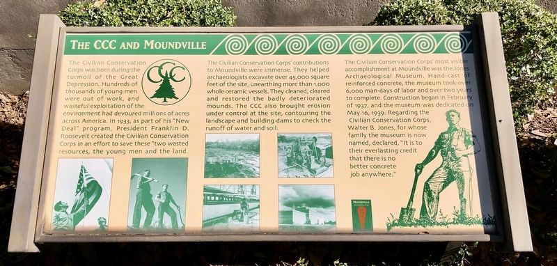 The CCC and Moundville Marker image. Click for full size.