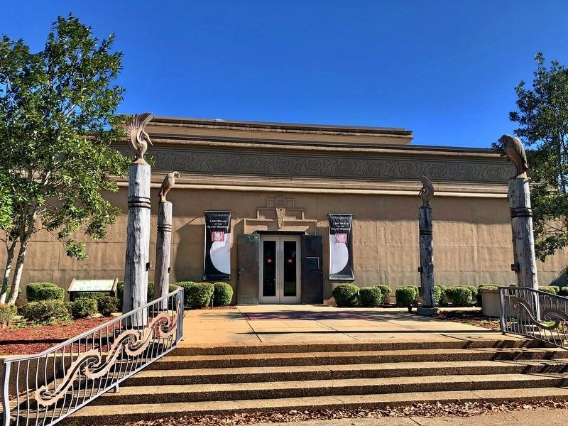 The CCC and Moundville Marker at the Jones Archaeological Museum. image. Click for full size.