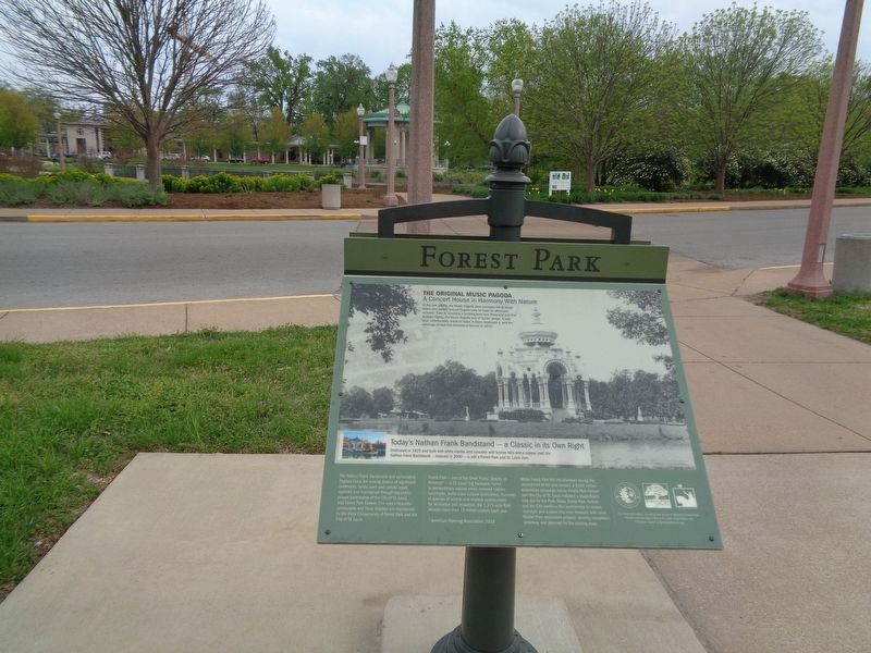 Nathan Frank Bandstand Marker. Click for full size. Nathan Frank Bandstand Marker image. Click for full size.