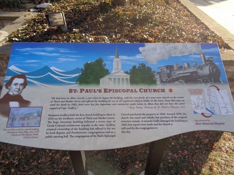 St. Paul's Episcopal Church Marker image. Click for full size.