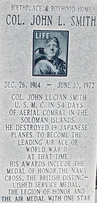 Col. John L. Smith Marker image. Click for full size.