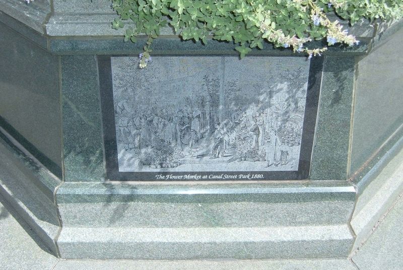 Canal Park: decorative planter engraving. Click for full size. Canal Park: decorative planter engraving image. Click for full size.