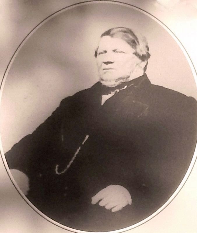 Marker detail: Captain George R. McKenzie image. Click for full size.