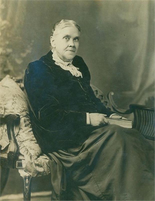 Ellen Gould Harmon White (1827-1915) image. Click for full size.