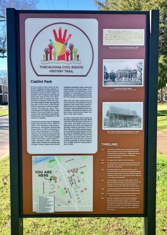 Capitol Park Marker. Click for full size. Capitol Park Marker image. Click for full size.