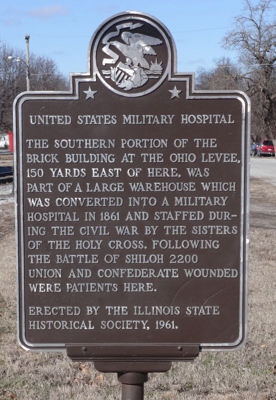 United States Military Hospital Marker image. Click for full size.