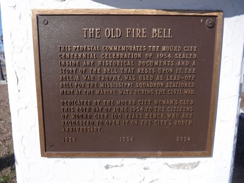 The Old Fire Bell Marker image. Click for full size.