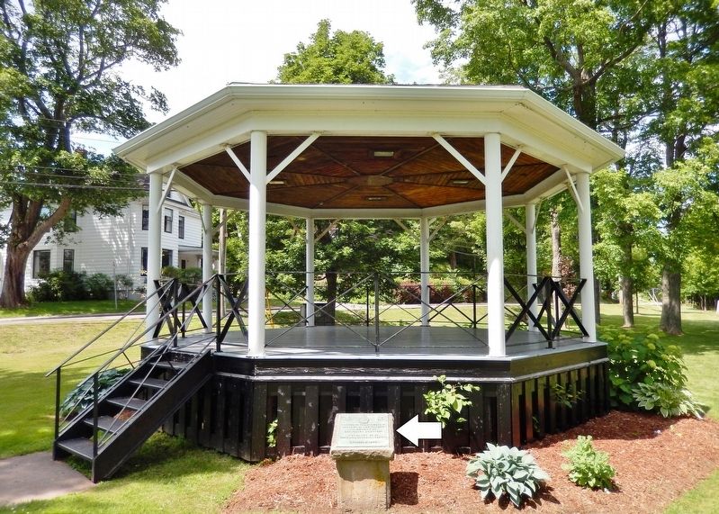 Normandy Branch 34 Marker & Gazebo image. Click for full size.