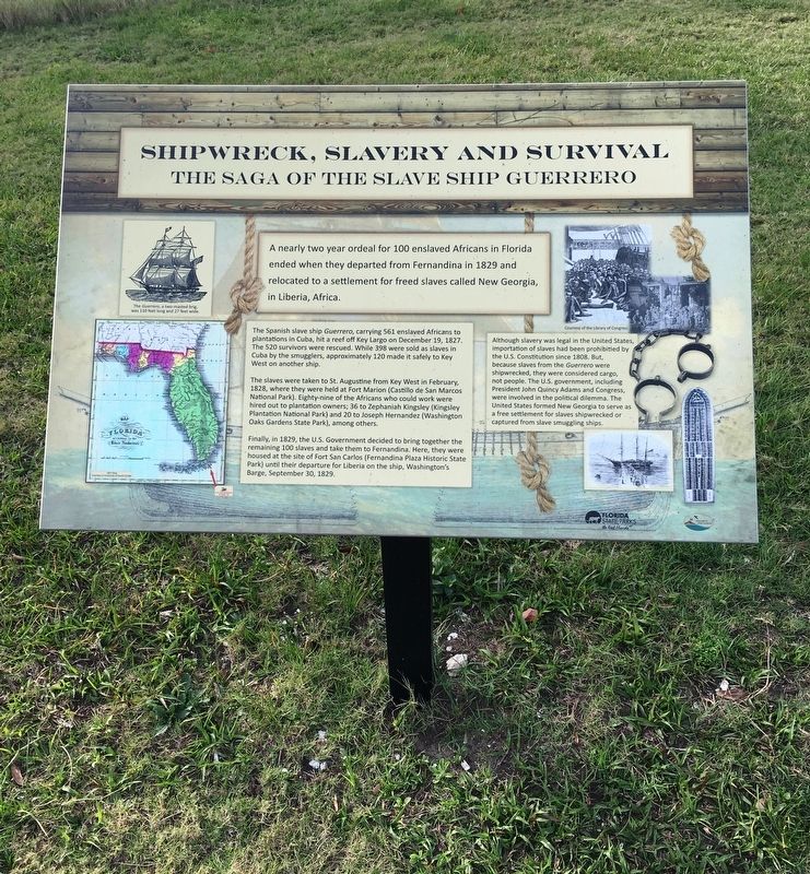 Shipwreck, Slavery and Survival Marker image. Click for full size.