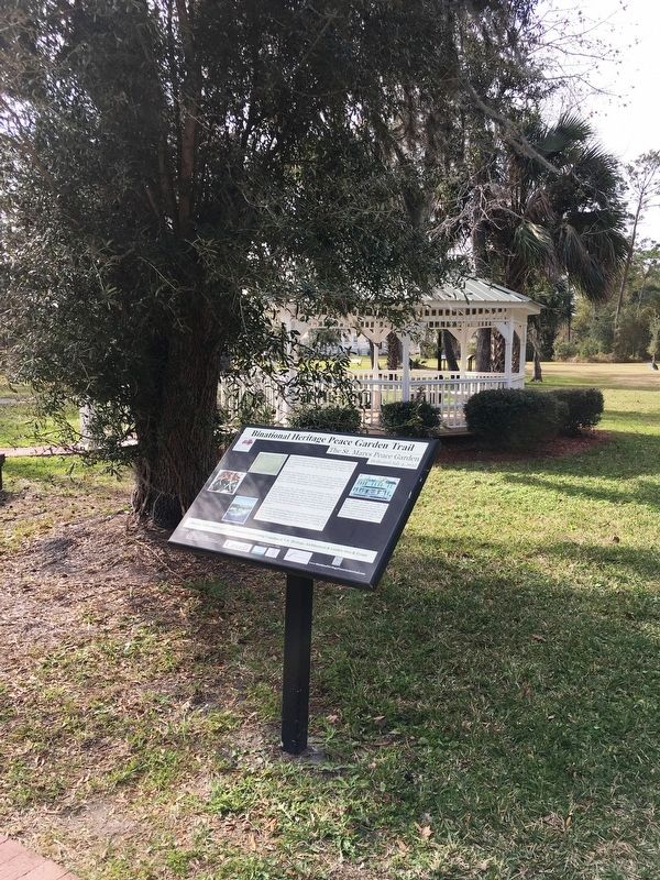 The St Marys Peace Garden Marker image. Click for full size.
