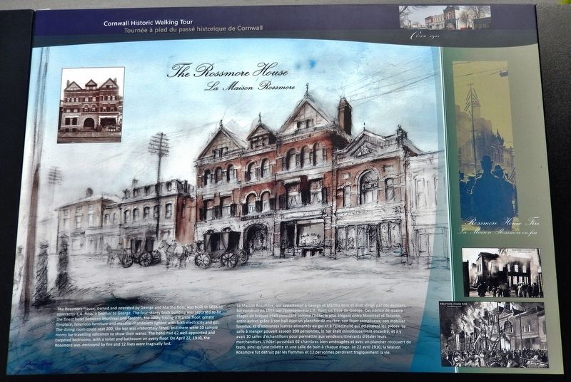 The Rossmore House Marker image. Click for full size.