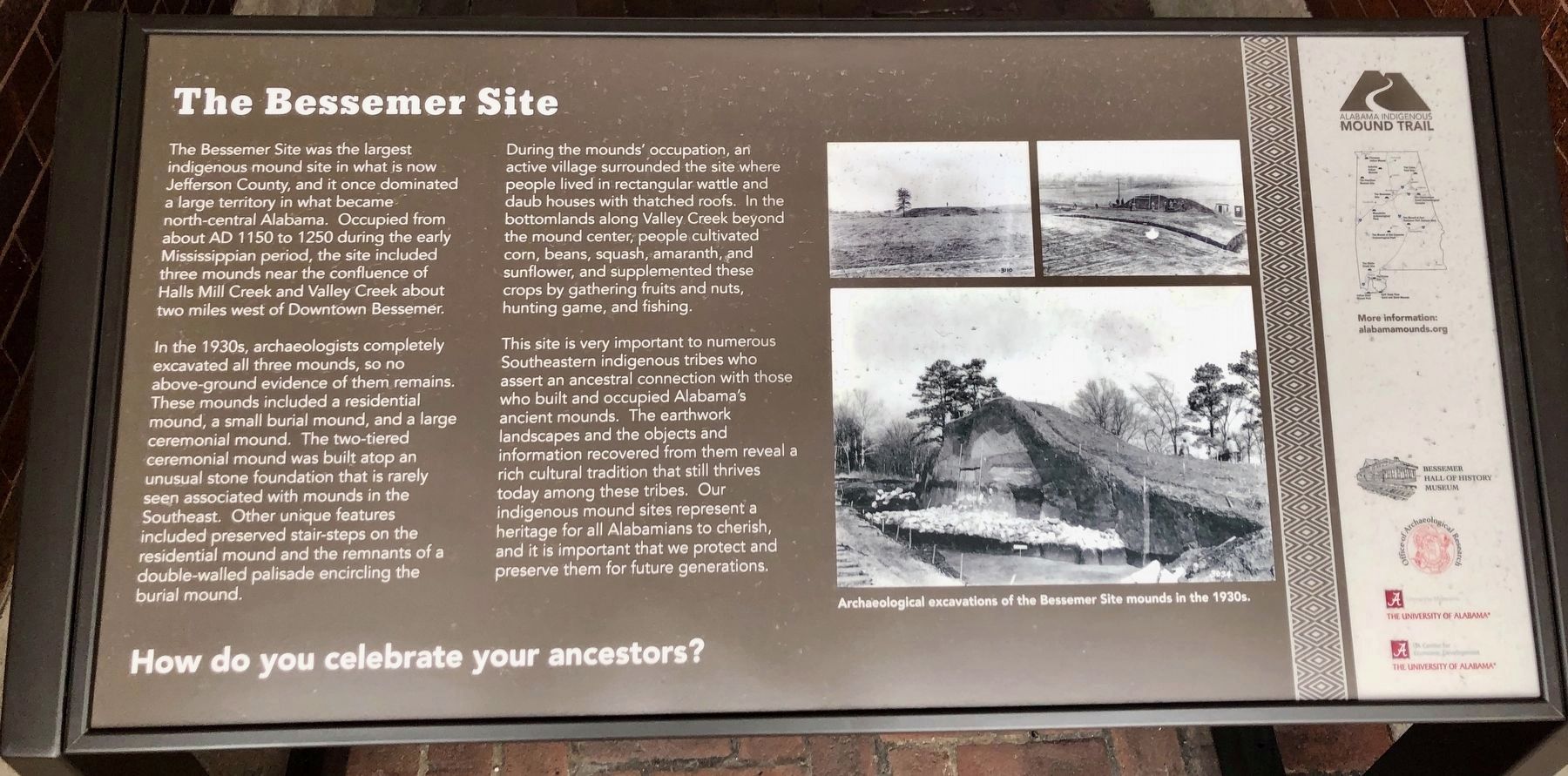 The Bessemer Site Marker image. Click for full size.