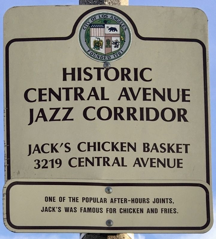 Jacks Chicken Basket Marker image. Click for full size.