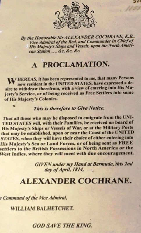 Photo Insert Left: Proclamation image. Click for full size.