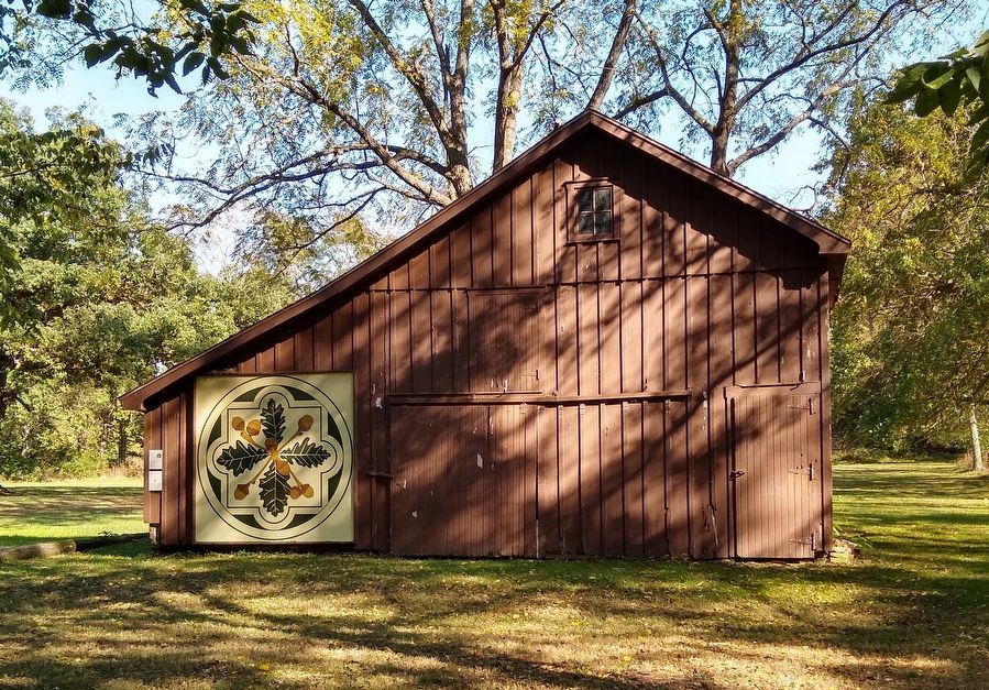 The Barn at Mac-A-Cheek Castle Marker image. Click for full size.