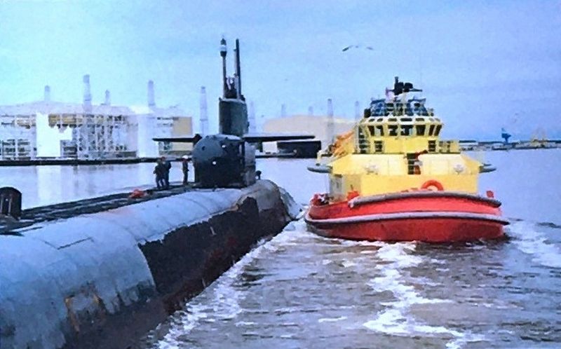 Photo Insert Bottom Right Side: U.S.S. Florida docking at Kings Bay Submarine Base. Click for full size. Photo Insert Bottom Right Side: U.S.S. Florida docking at Kings Bay Submarine Base image. Click for full size.