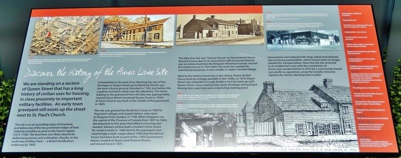 Discover the History of the Anna Lane Site Marker image. Click for full size.