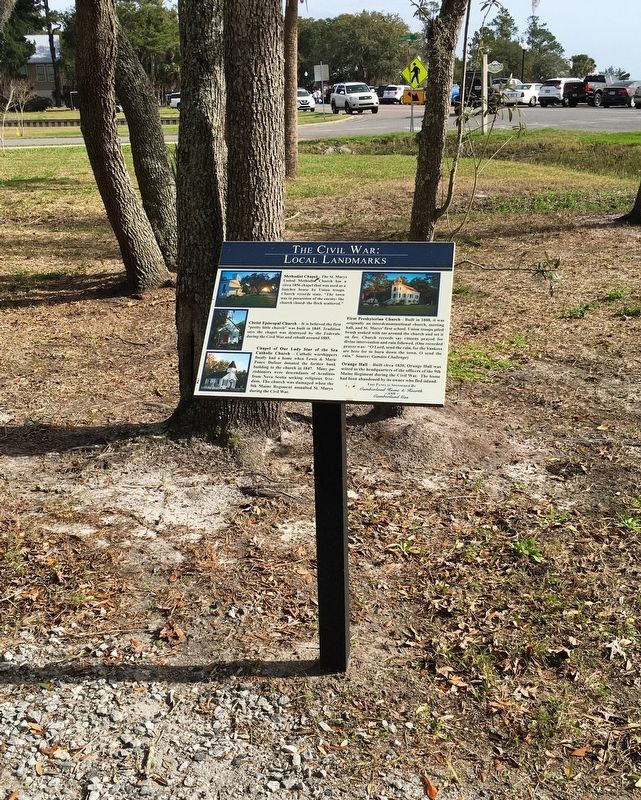 The Civil War: Local Landmarks Marker. Click for full size. The Civil War: Local Landmarks Marker image. Click for full size.