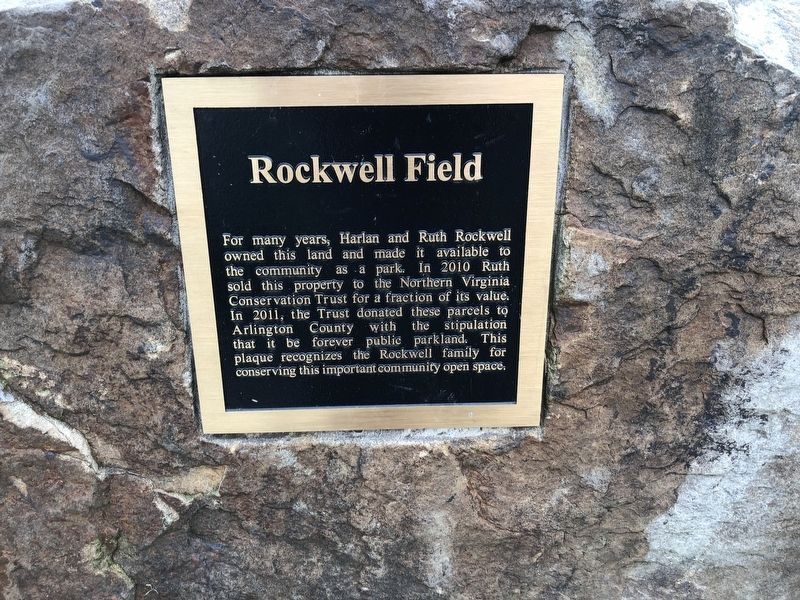 Rockwell Field Marker image. Click for full size.