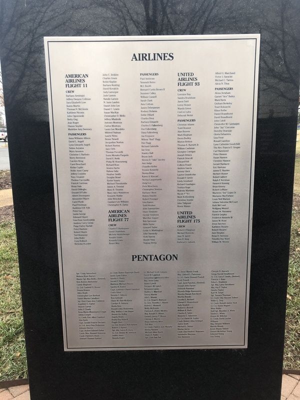 We will never forget. Marker. Click for full size. We will never forget. Marker image. Click for full size.