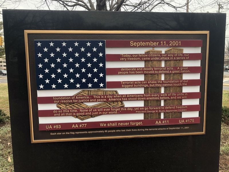 We will never forget. Marker image. Click for full size.