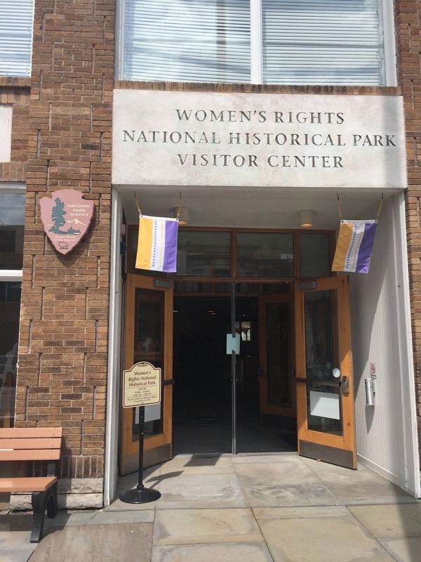 Women's Rights National Park Marker. Click for full size. Women's Rights National Park Marker image. Click for full size.