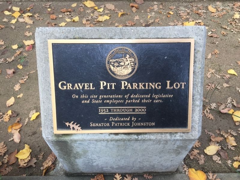 Gravel Pit Parking Lot Marker image. Click for full size.