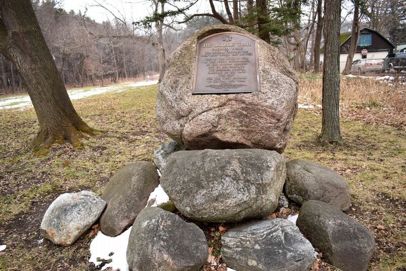 The Iroquois Trail Marker image. Click for full size.