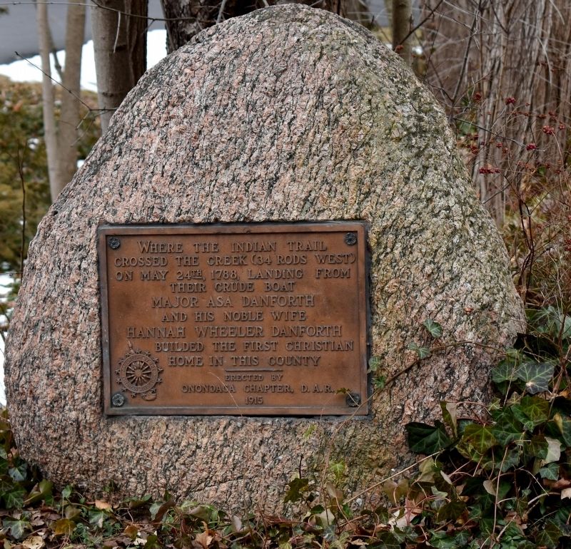Where The Indian Trail Marker image. Click for full size.