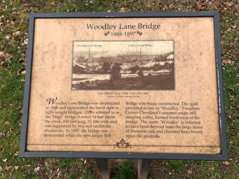 Woodley Lane Bridge Marker image. Click for full size.