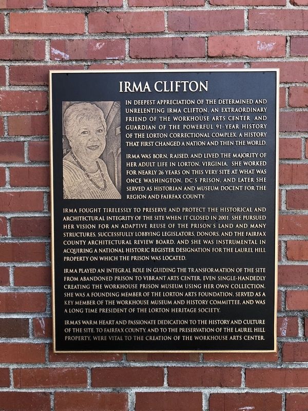 Irma Clifton Marker. Click for full size. Irma Clifton Marker image. Click for full size.