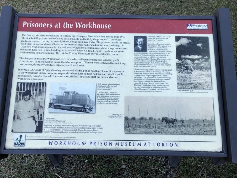 Prisoners at the Workhouse Marker image. Click for full size.