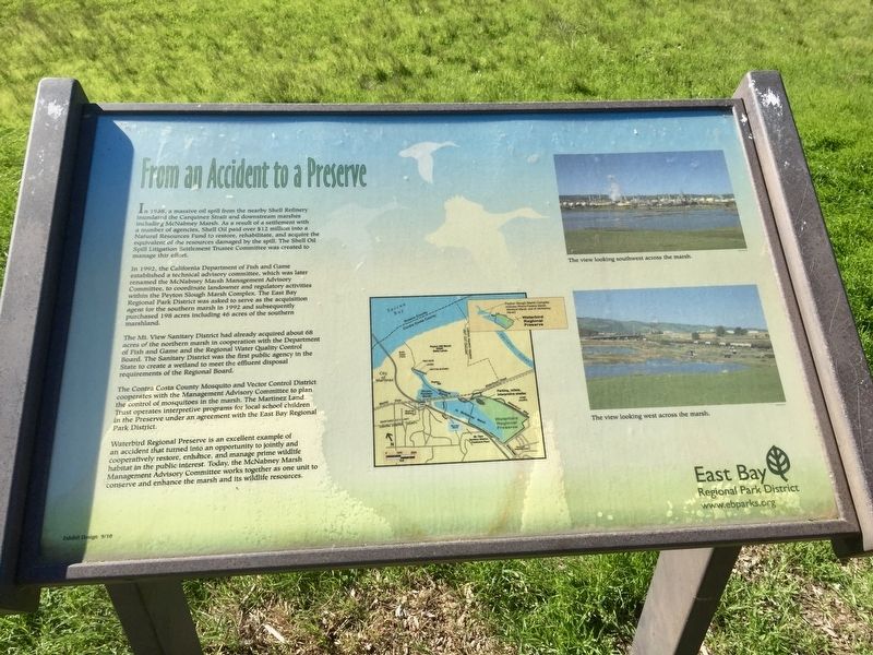 From an Accident to a Preserve Marker. Click for full size. From an Accident to a Preserve Marker image. Click for full size.