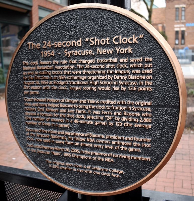 The 24-Second "Shot Clock" Marker image. Click for full size.