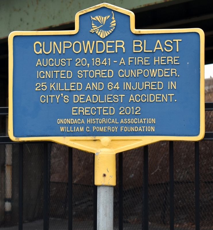 Gunpowder Blast Marker image. Click for full size.