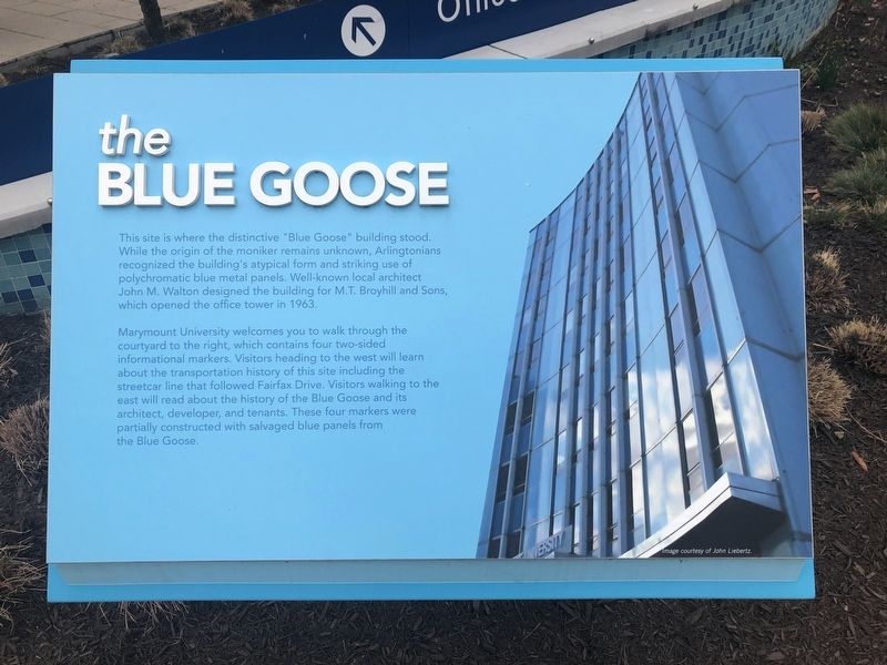 The Blue Goose Marker image. Click for full size.