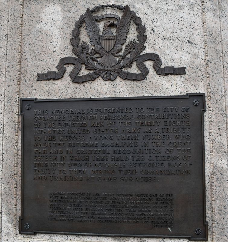 Rock of the Marne Monument. Click for full size. Rock of the Marne Monument image. Click for full size.