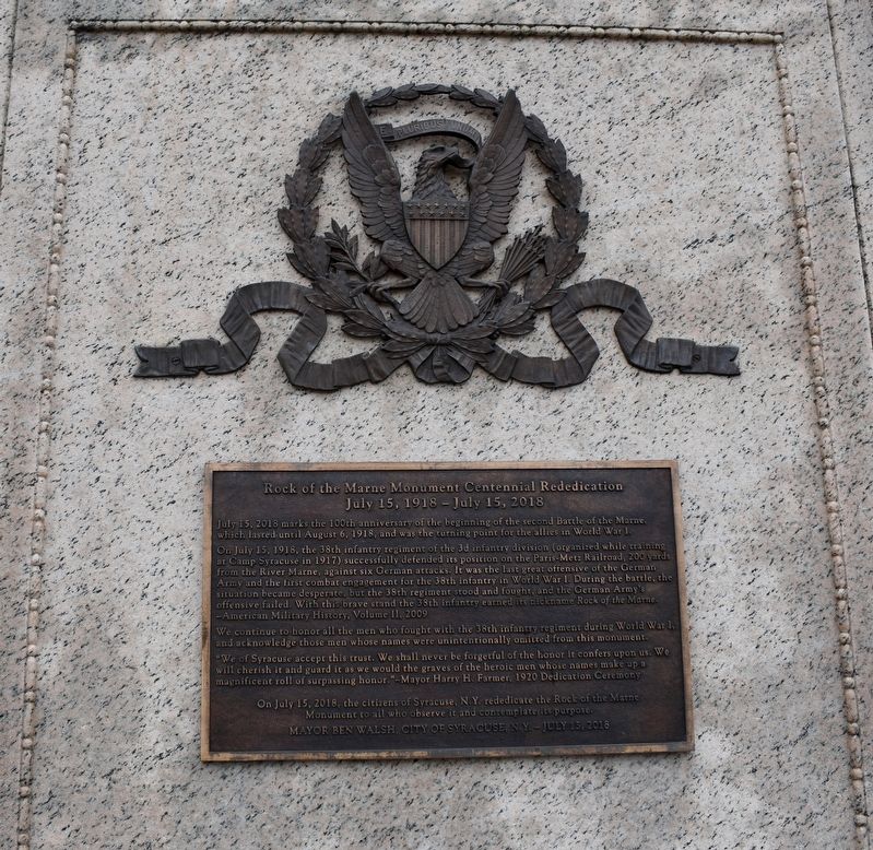 Rock of the Marne Monument. Click for full size. Rock of the Marne Monument image. Click for full size.