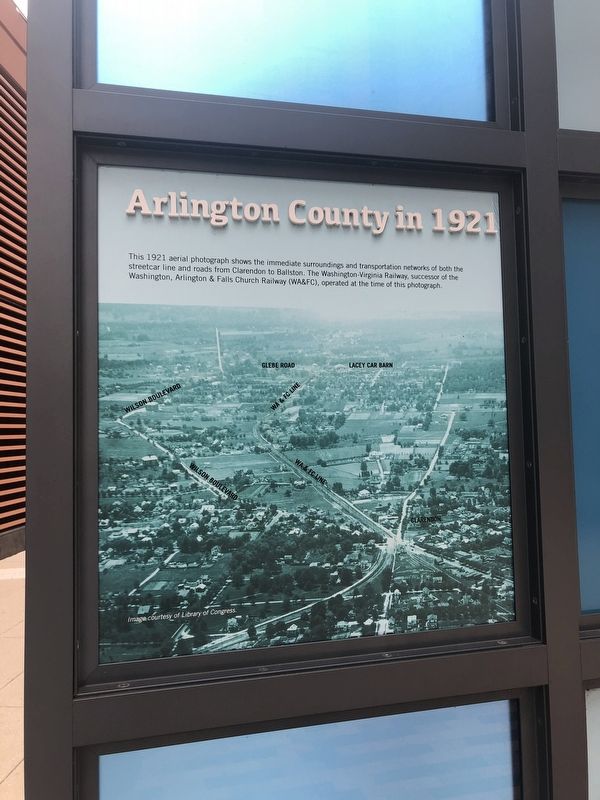 Arlington County in 1921 Marker image. Click for full size.